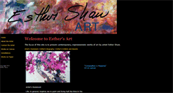 Desktop Screenshot of esthershawsart.com